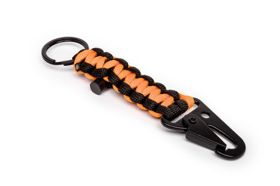 Survival keychain PARACORD ORANGE orange All products Gadget Master