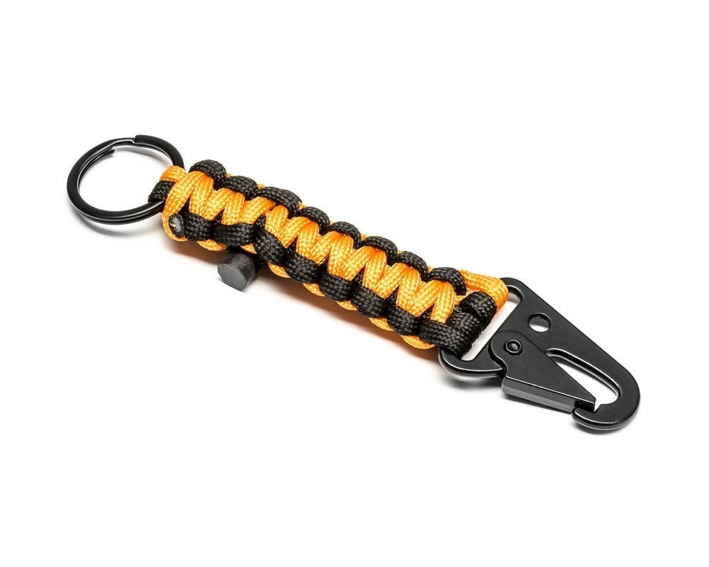 Survival keychain PARACORD ORANGE orange All products Gadget Master