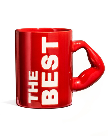 Kubek THE BEST - CZERWONY 