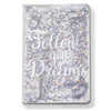 Notes FOLLOW YOUR DREAMS - srebrne cekiny
