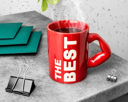 Kubek THE BEST - CZERWONY 