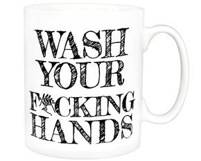 Kubek Wash your f*cking hands